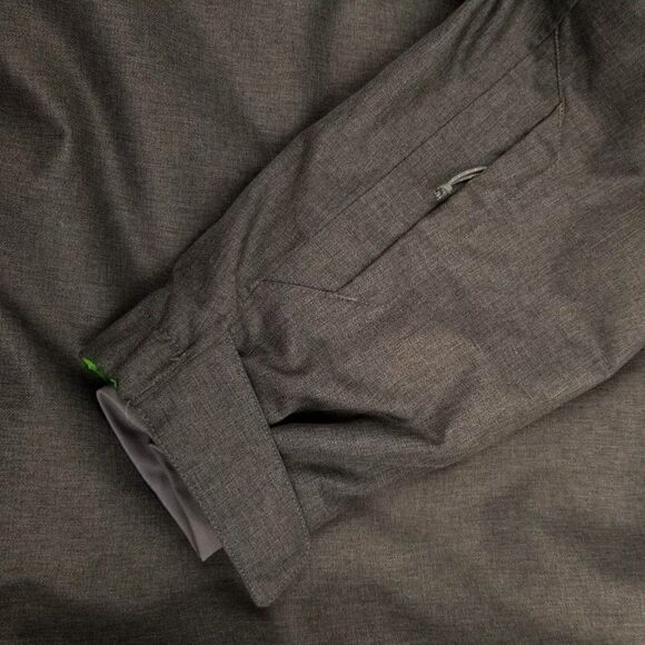 Columbia Fusion Exact Boulder Nylon Omni-Heat Waterproof Hooded Jacket Gorpcore - Picture 8 of 11